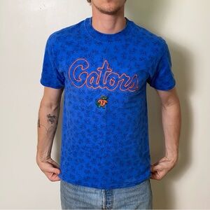 Hanes Beefy Vintage Blue Florida Gators Short Sleeve Tee